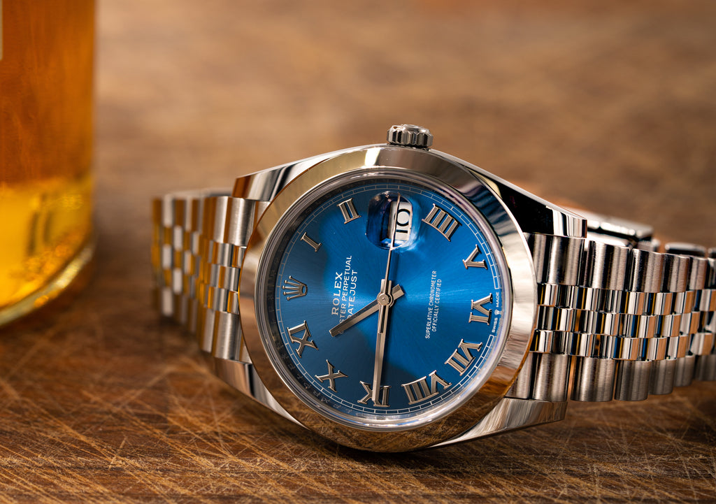 Rolex Datejust 126300 Blue Roman Dial 