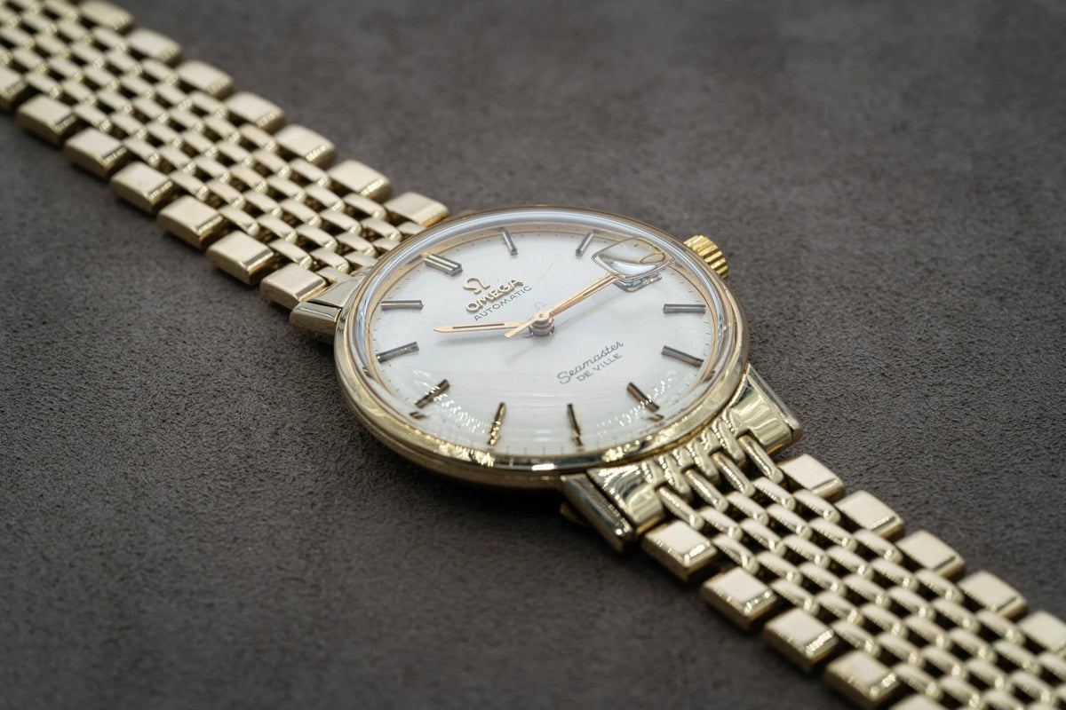 Omega seamaster deville gold filled outlet
