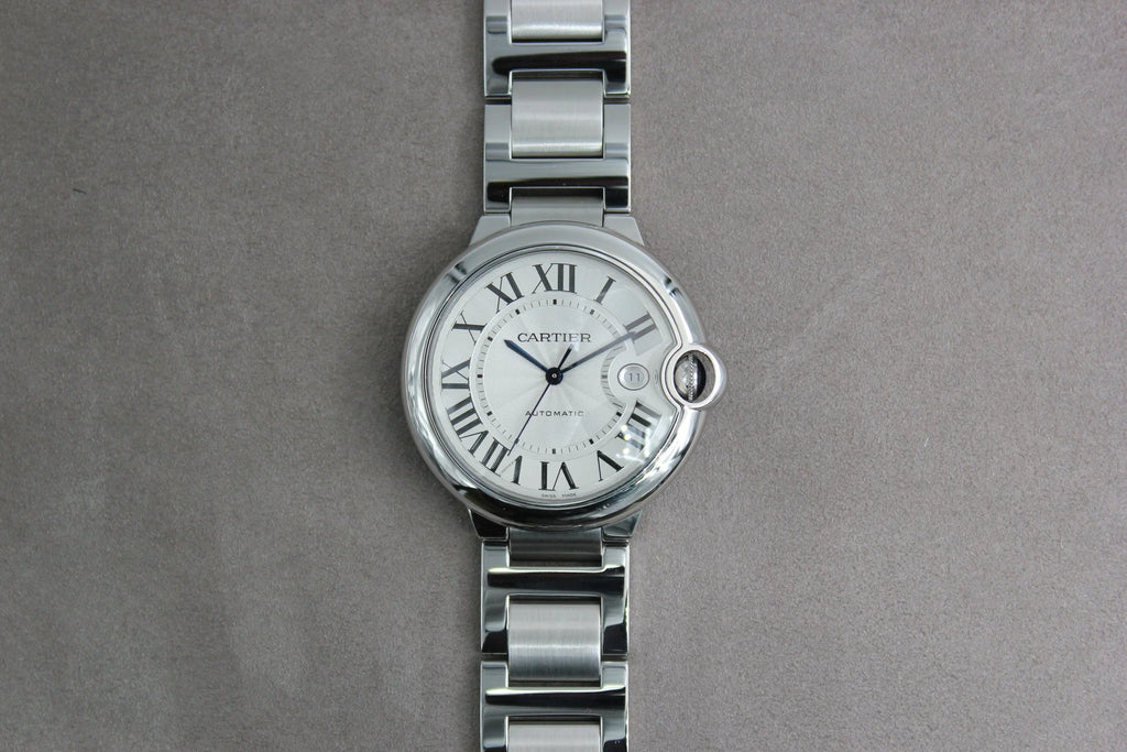 Cartier Ballon Bleu 42mm White Roman Dial