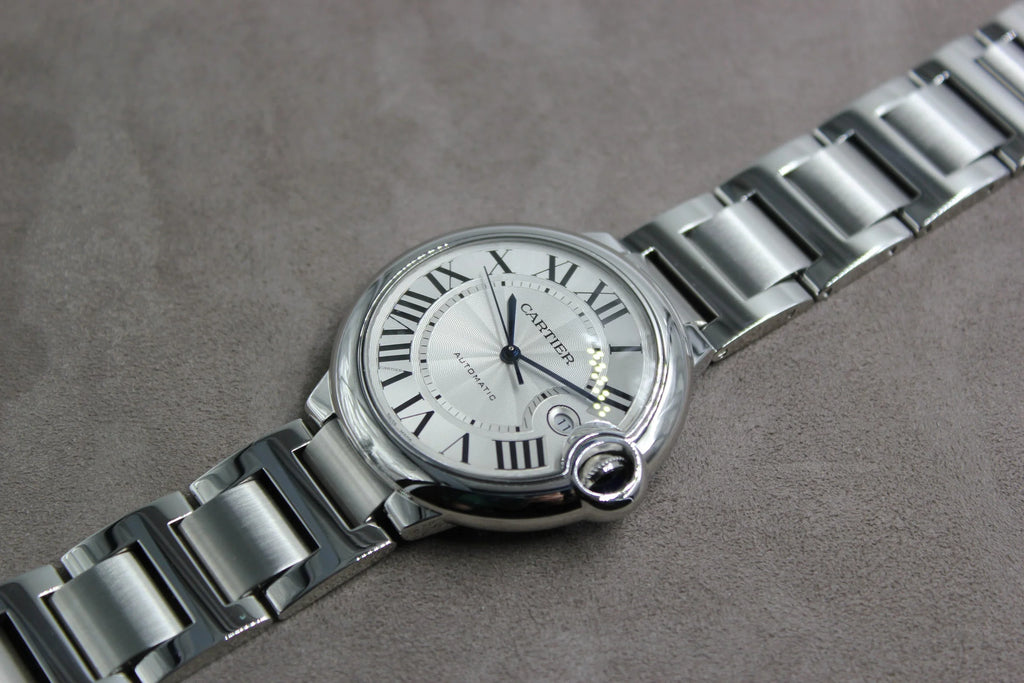 Cartier Ballon Bleu 42mm White Roman Dial