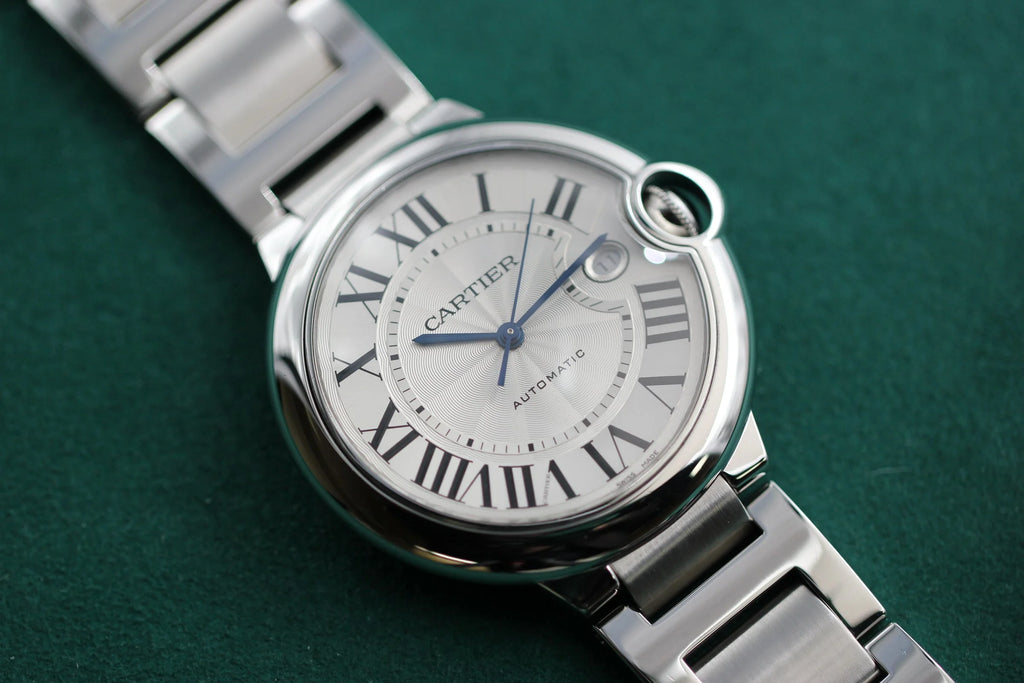 Cartier Ballon Bleu 42mm White Roman Dial