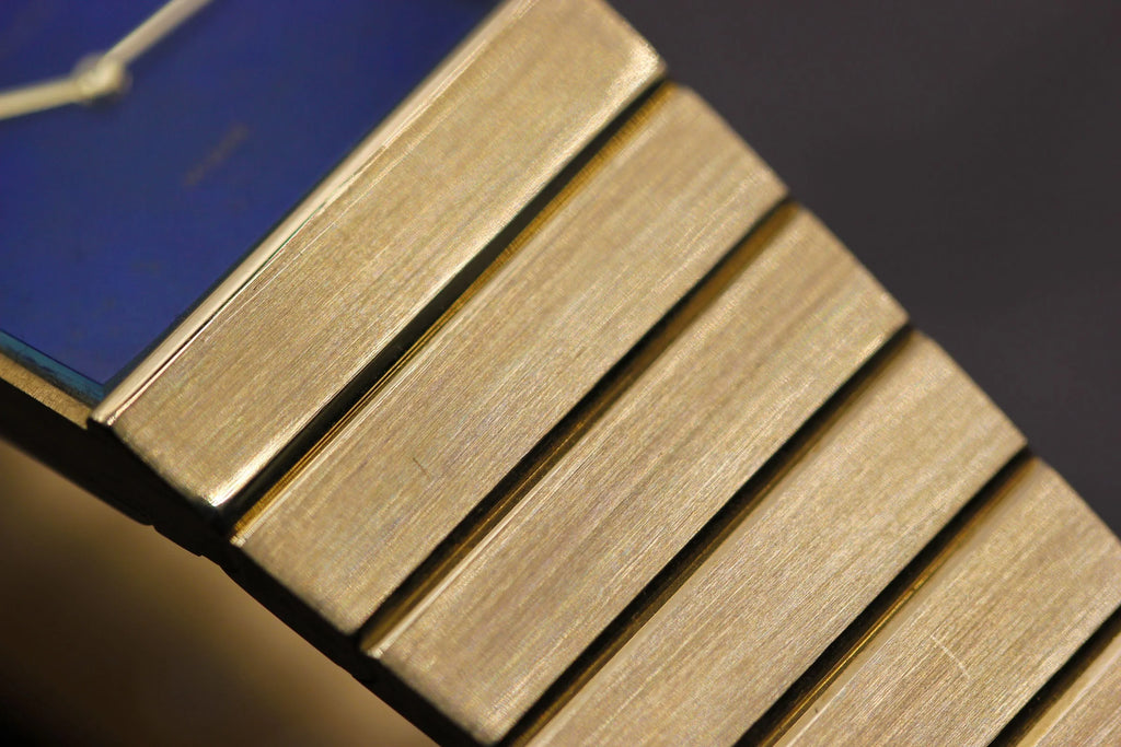 Rolex Cellini King Midas Blue Lapis Lazuli Dial 18K Gold