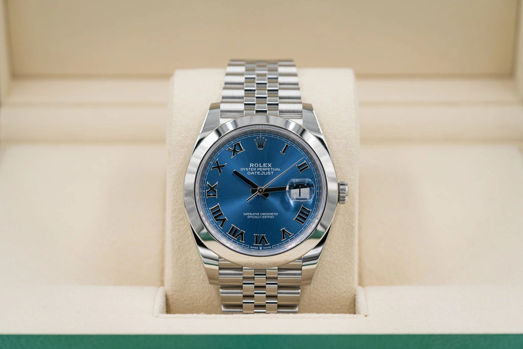 Rolex Datejust 126300 Azzuro Blue Dial - Watches