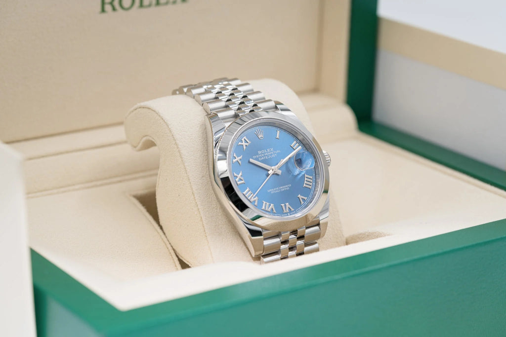 Rolex Datejust 126300 Azzuro Blue Dial - Watches