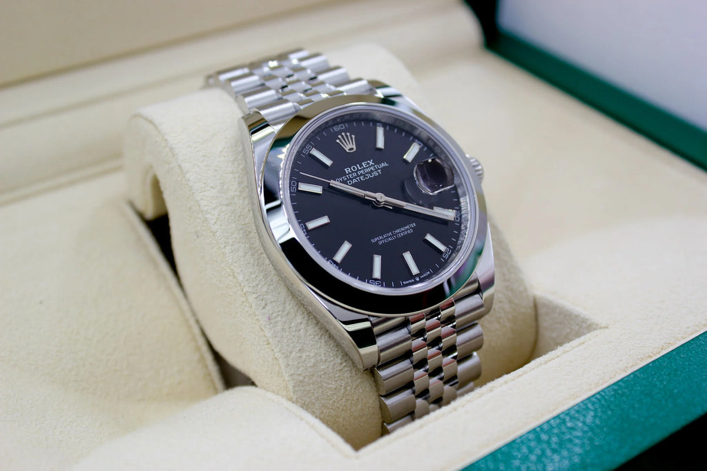 Rolex Datejust 126300 Black Index Dial