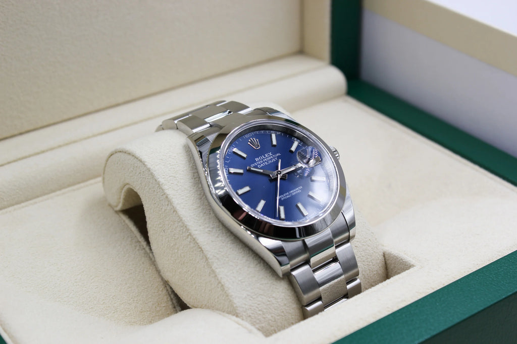 Rolex Datejust 126300 Blue Sunburst Dial