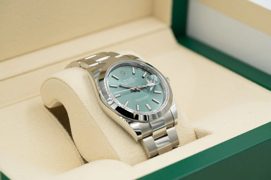 Rolex Datejust 126300 Mint Green Dial - Watches