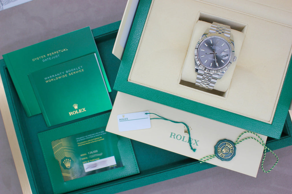 Rolex Datejust 126334 Grey Rhodium Dial