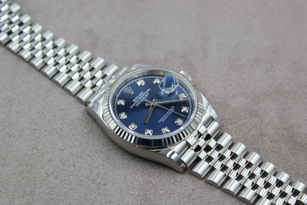Rolex Datejust 36 126234 Blue Diamond Dial
