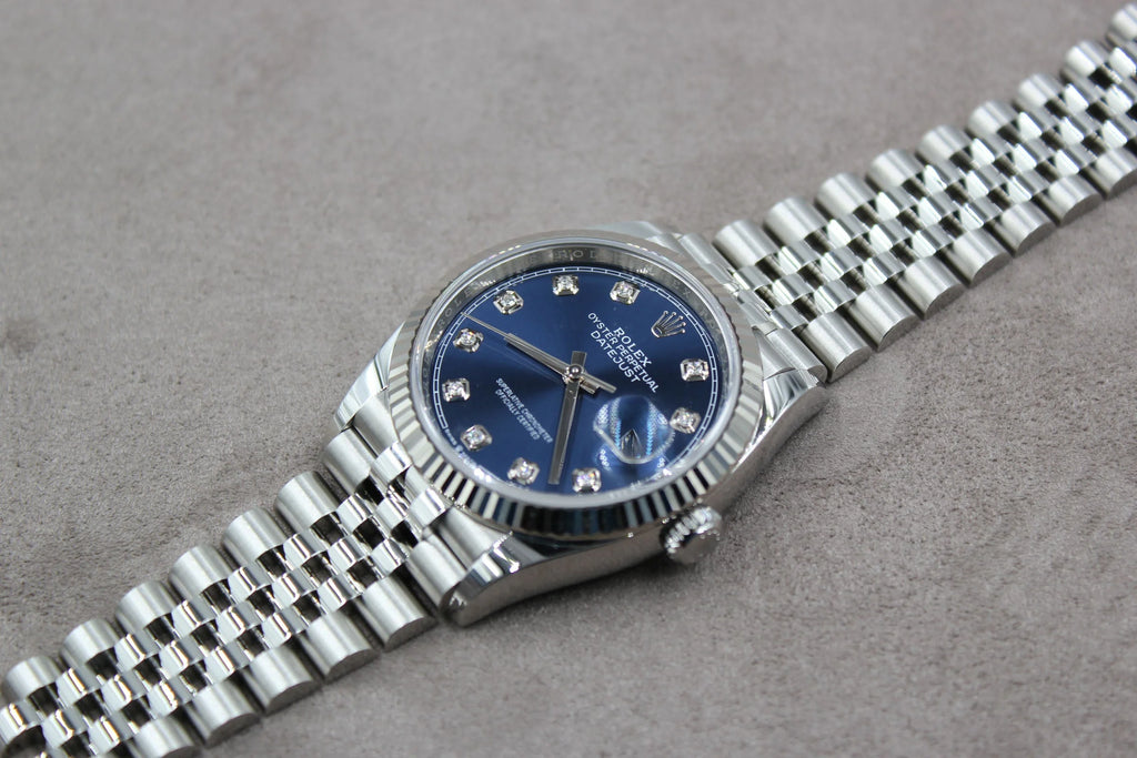 Rolex Datejust 36 126234 Blue Diamond Dial