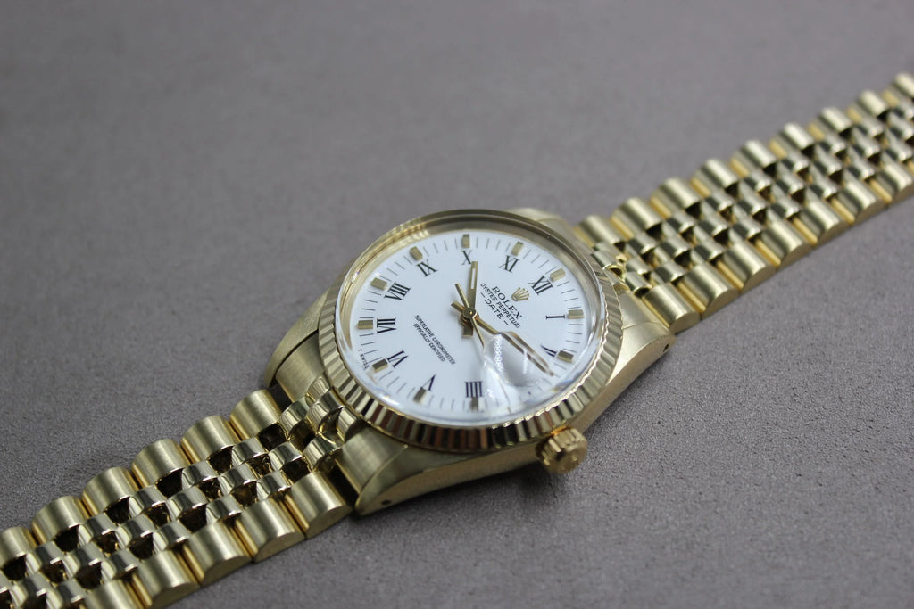 Rolex Oyster Perpetual Date 15037 14K Gold