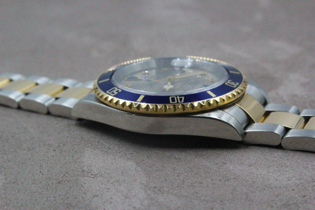 Rolex Submariner 16613 Grey Serti Dial - Watches